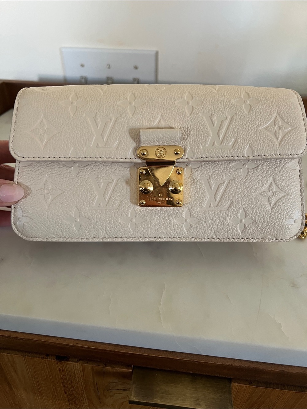 Louis Vuitton Genuine Wallet On Chain Métis in Crème - Picture 3 of 15
